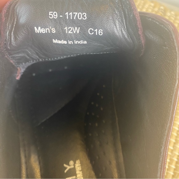 Men’s J Murphy by Johnston & Murphy Burgundy Lace Up Dress Shoes Size 12 - Picture 11 of 11